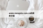 www.mengniu.com.cn的简单介绍
